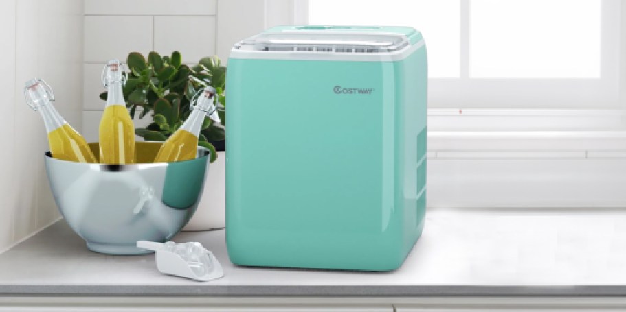 Countertop Ice Maker Only $79.99 Shipped on Amazon | Makes Up to 44 Pounds of Ice Per Day!