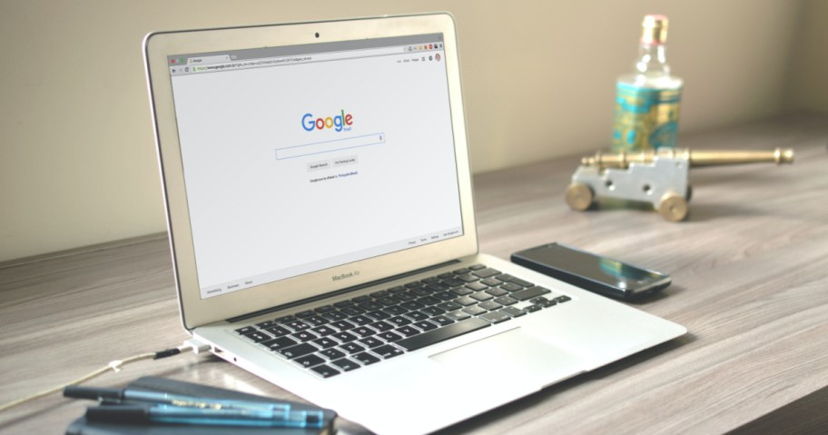 google on laptop, one of the employers who offers student loan grants in 2024