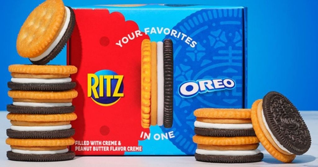 Ritz crackers and oreo cookies