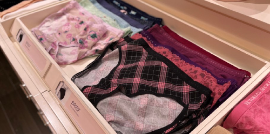 RARE $10 Off Victoria’s Secret Coupon | Score FIVE Panties for $20 (Just $4 Each!)