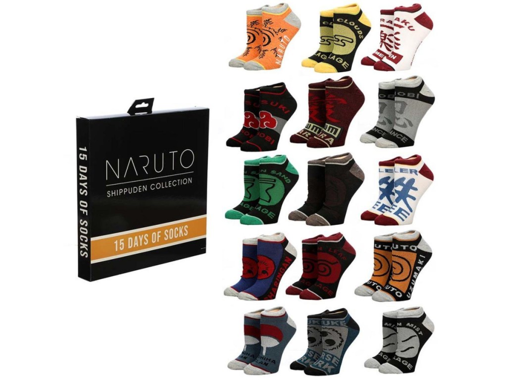 Bioworld Naruto: Shippuden 15 Days of Socks