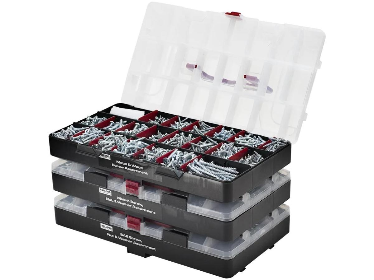 Bulldog 1,300-Piece Complete Fastener Set