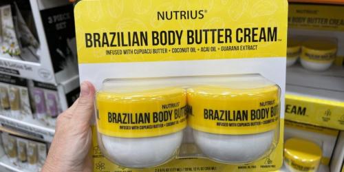 Brazilian Body Butter Cream 2-Pack Just $19.99 at Costco |  Great Dupe for Sol de Janeiro Brazilian Bum Bum Cream