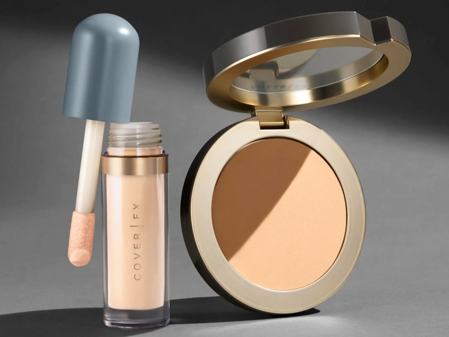 Cover FX concealer and pressed foundation