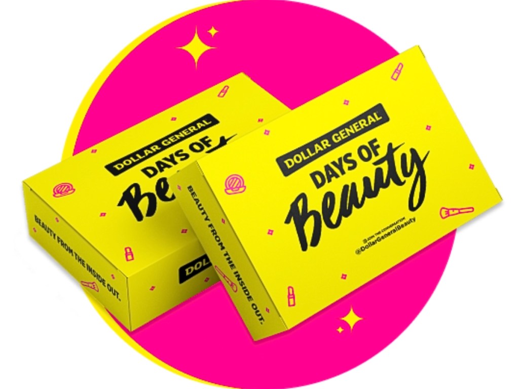 dollar general beauty box graphic