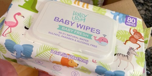 Happy Bum Water Baby Wipes 320-Count Only $11.59 Shipped on Amazon (Regularly $30)