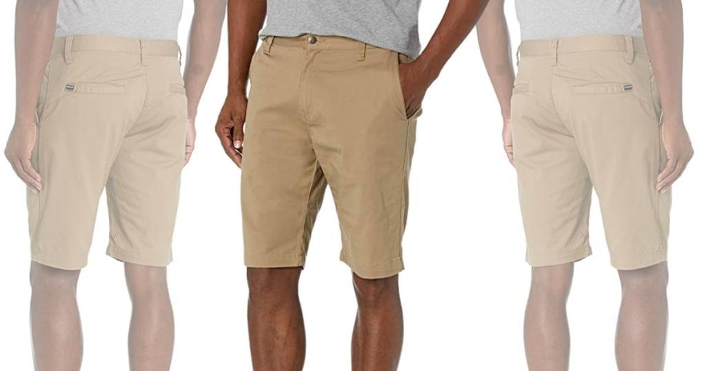 Volcom Men's Vmonty Stretch Khaki Chino Shorts