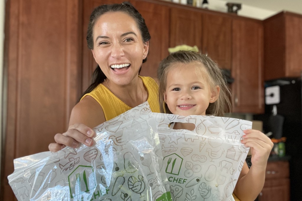 Mom and daughter with Home Chef