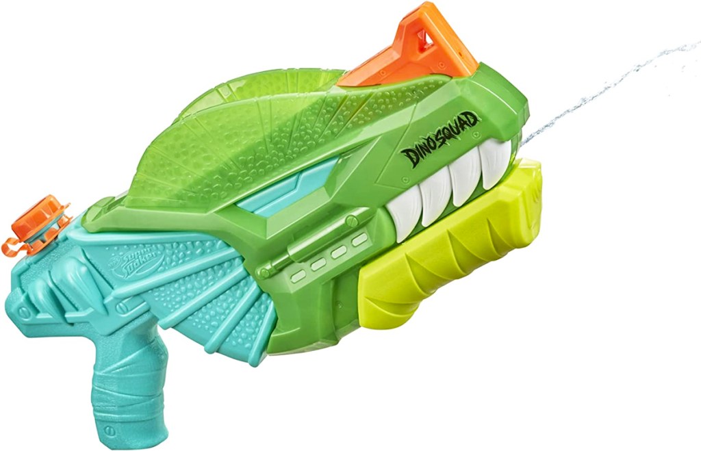 dinosaur shaped nerf water blaster