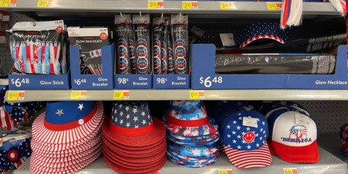 Walmart Patriotic Decor from $0.98 | Color Changing Straws, Hats, Tumblers, & More!