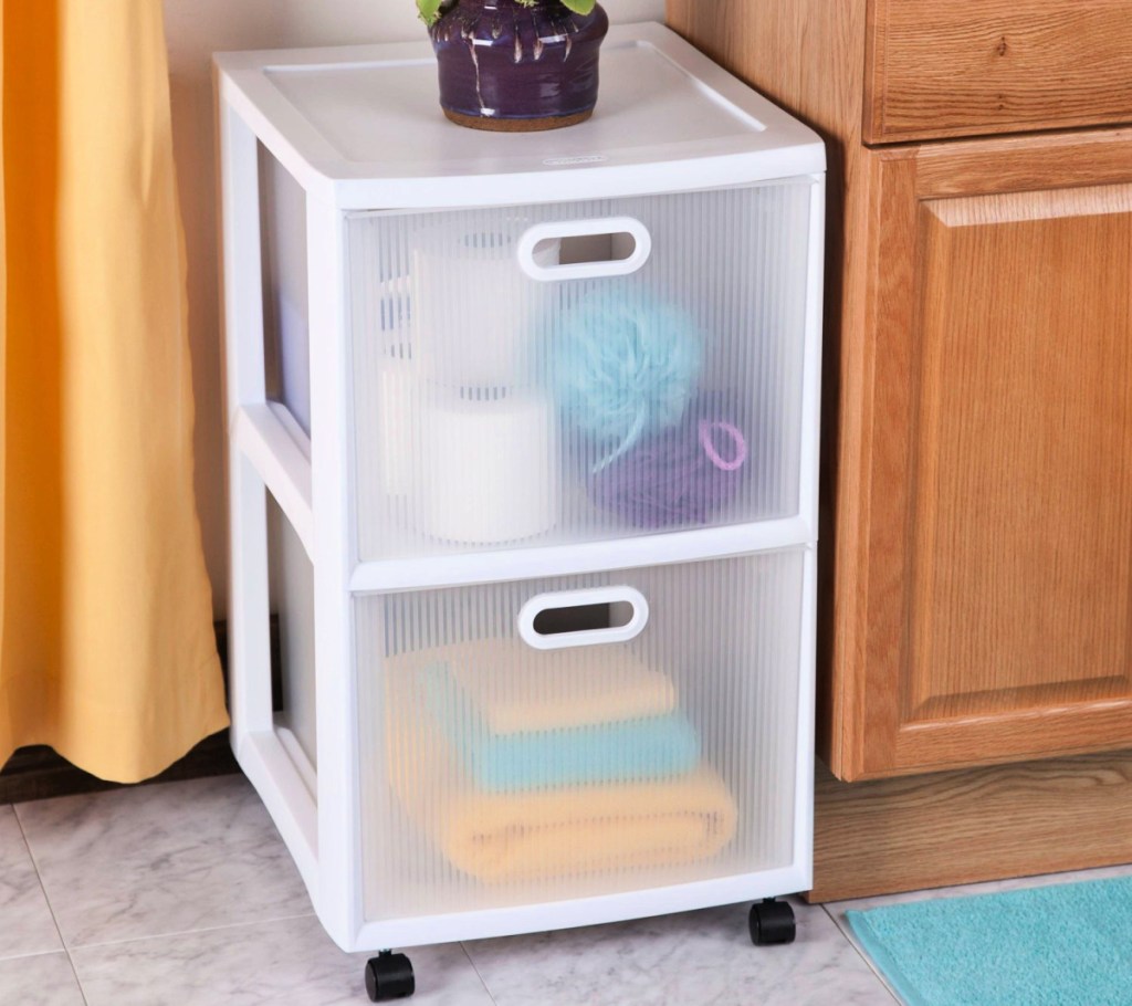 Sterilite Ultra 2-Drawer Storage Cart