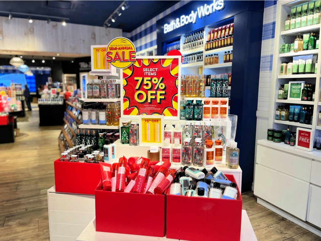 bath and body works semi annual sale