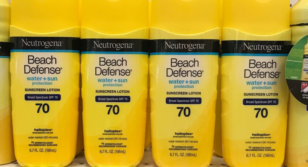 neutrogena beach defense SPF 70