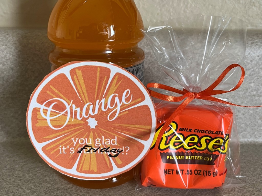 orange gift set