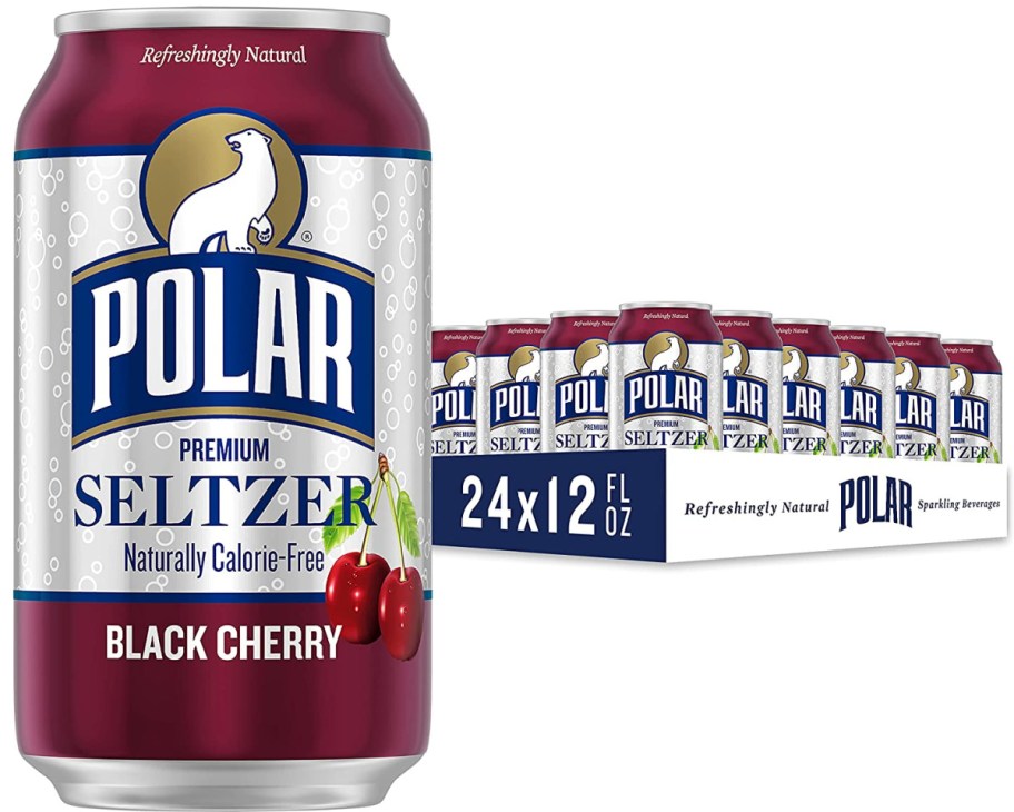 black cherry polar seltzer