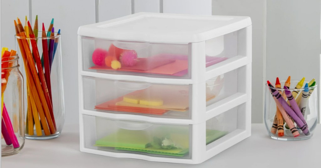 3-drawer sterilite unit