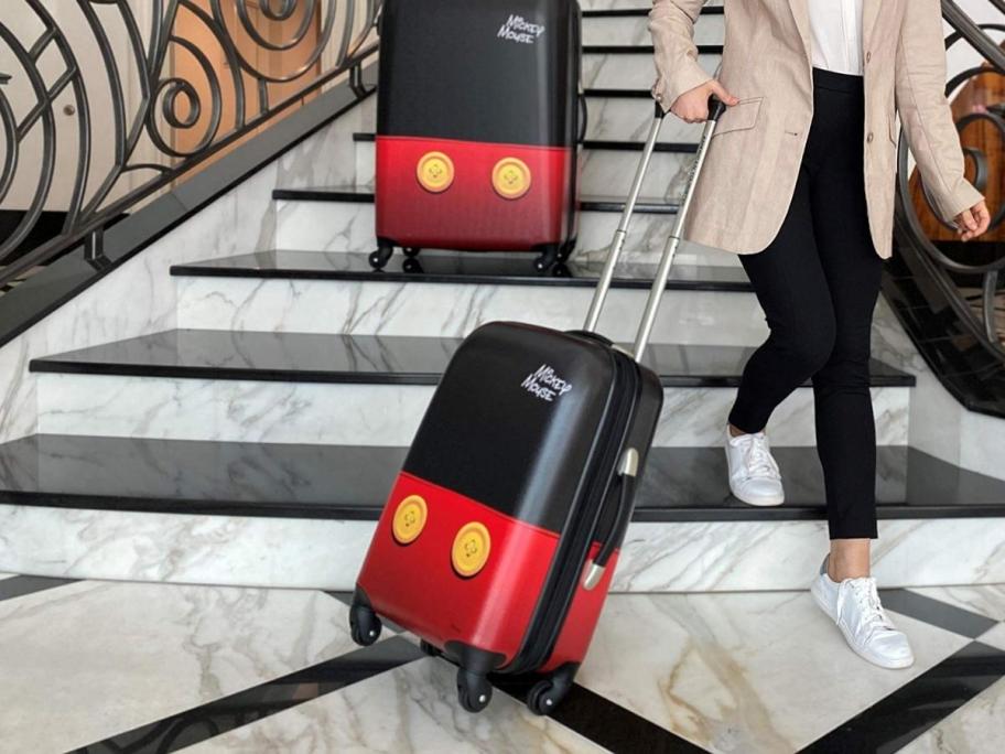 American Tourister 21" Disney Mickey Mouse Pants Luggage