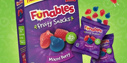 Funables Fruity Snacks 40-Count Only $5.50 Shipped for Amazon Prime Members | Great for Halloween Treats