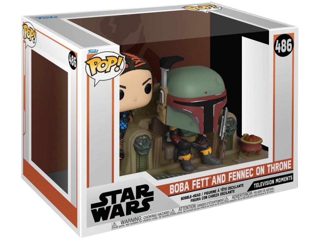 Star Wars The Mandalorian Boba Fett and Fennec Shand Vinyl Bobblehead