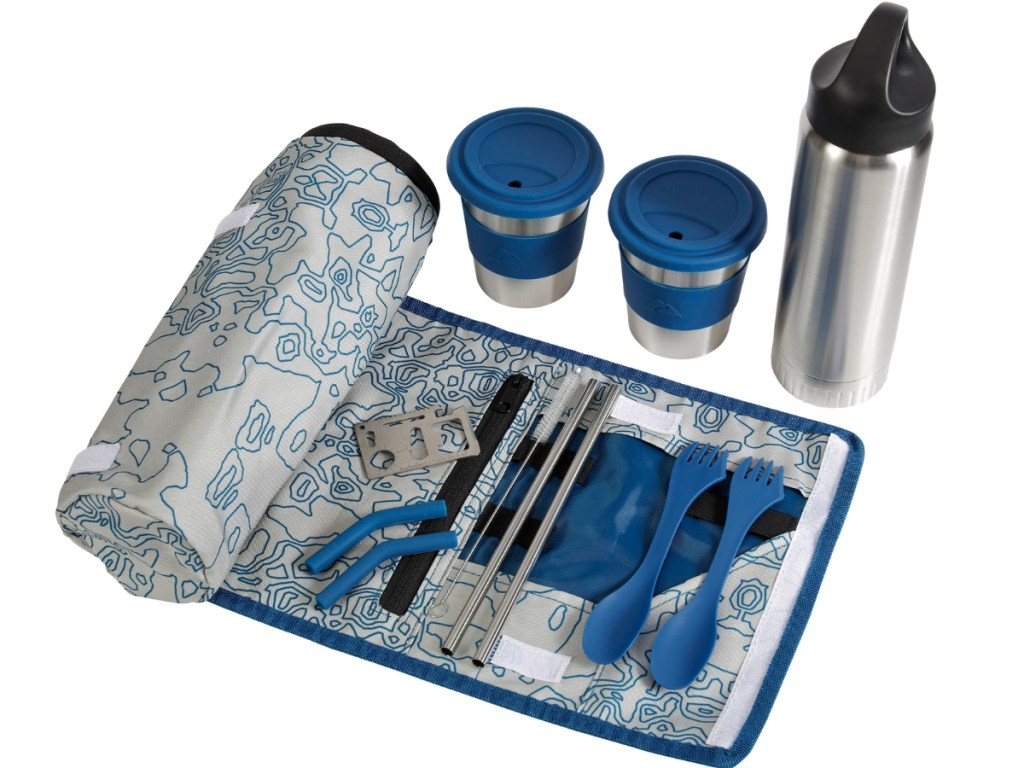 Ozark Trail 10-Piece Reusable Cutlery & Drinkware Combo Set