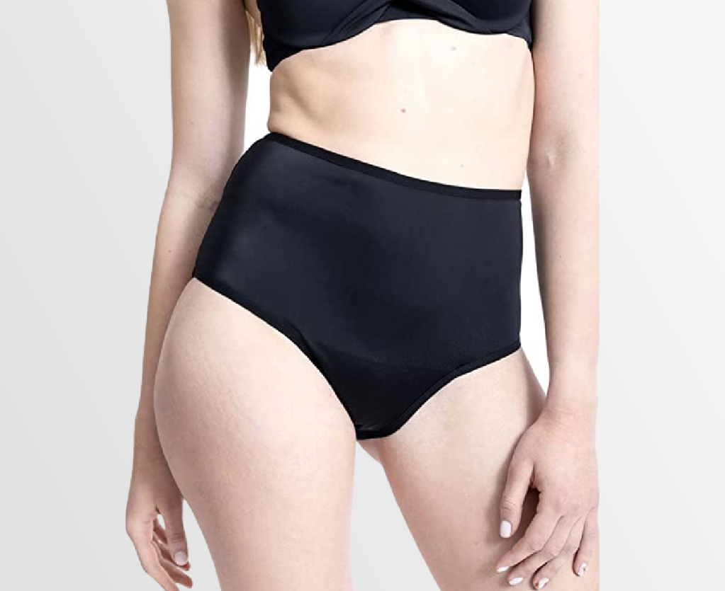 best period swimwear - Savvi Wear High-Waisted Period Swim Bottoms