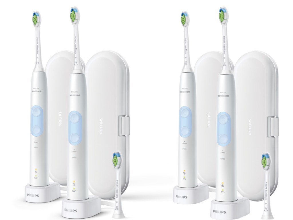 Philips Sonicare Optimal Clean Rechargeable Toothbrush, 2-pack