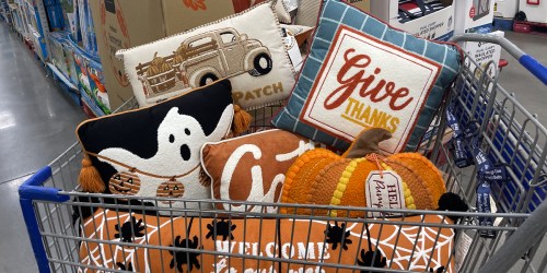 Sam’s Club Fall & Halloween Holiday Pillows Only $17.98 (In Stores Only)