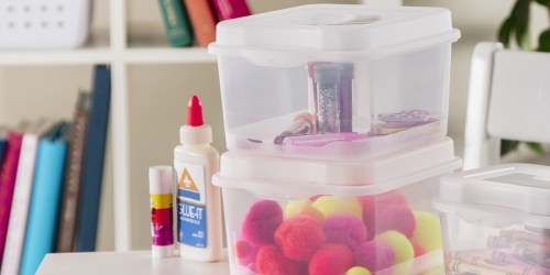 Sterilite FlipTop Clear Boxes 12-Pack Only $11.52 on Walmart.com | Just 96¢ Per Box