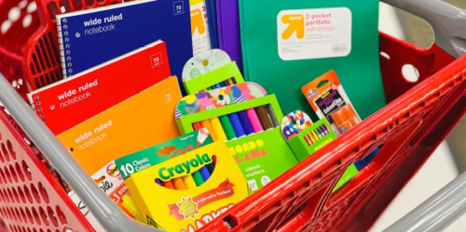 Stock Up on School Supplies at Target – Prices Start at 25¢!