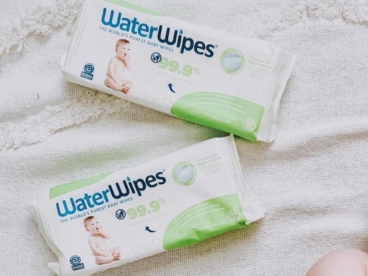 WaterWipes Unscented Sensitive Baby Wipes Textured Clean
