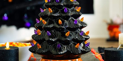 Wayfair Halloween Sale | Pre-Lit 15″ Ceramic Halloween Tree $25.99 Shipped + Save on Disney Halloween Inflatables