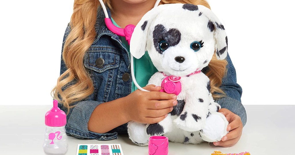 girl w/ barbie dalmatian