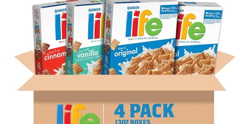 Life Cereal Variety 4-Pack Just $9.11 Shipped on Amazon