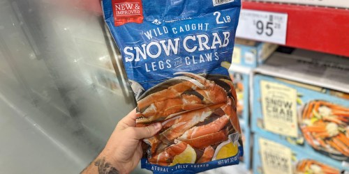 Snow Crab Legs & Claws 2-Pound Bag Only $21.98 at Sam’s Club