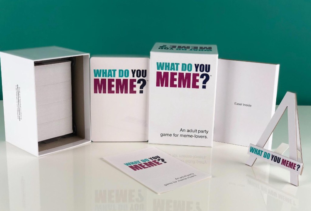 what do you meme party board game for adults on table