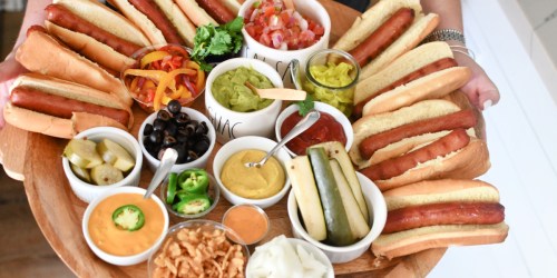 Build Your Own Hot Dog Bar for a Crowd!
