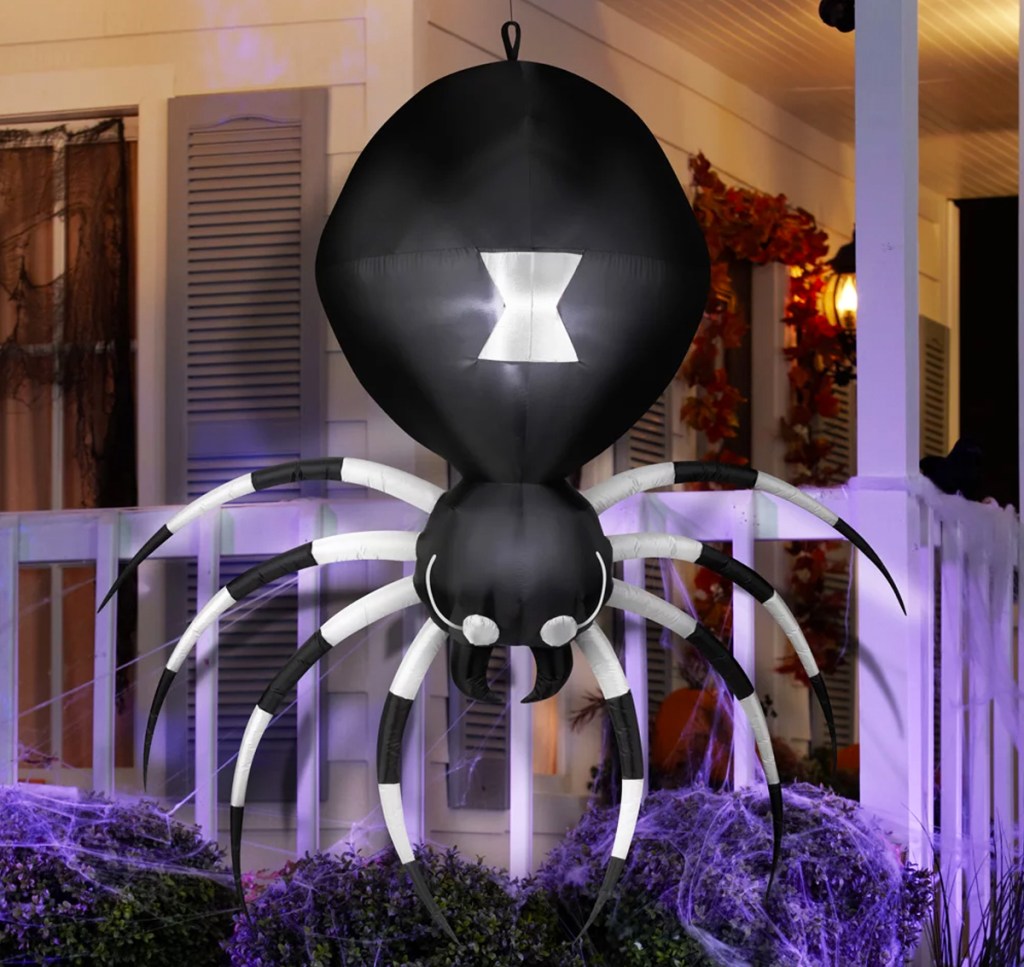 Airblown Inflatables Black & White Hanging Spider
