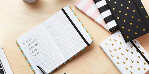 Amazon Basics Hardcover Notebook 5-Pack Only $8.35 (Regularly $19) | Just $1.67 Each