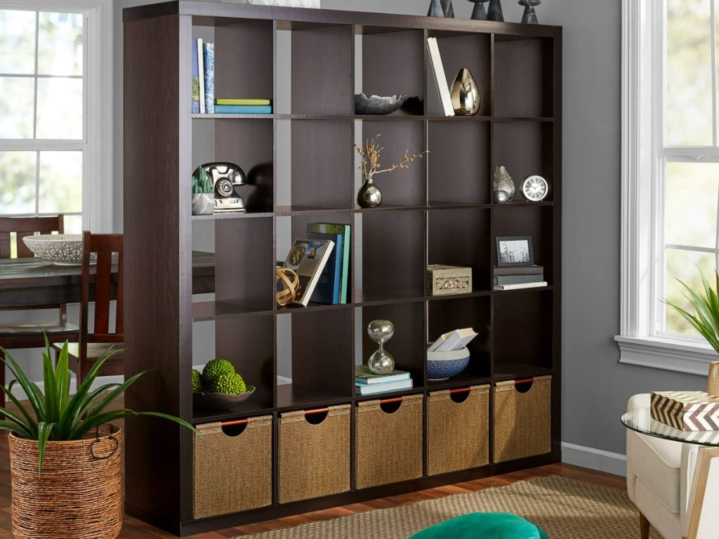 Better Homes & Gardens 25-Cube Storage Organizer in Espresso