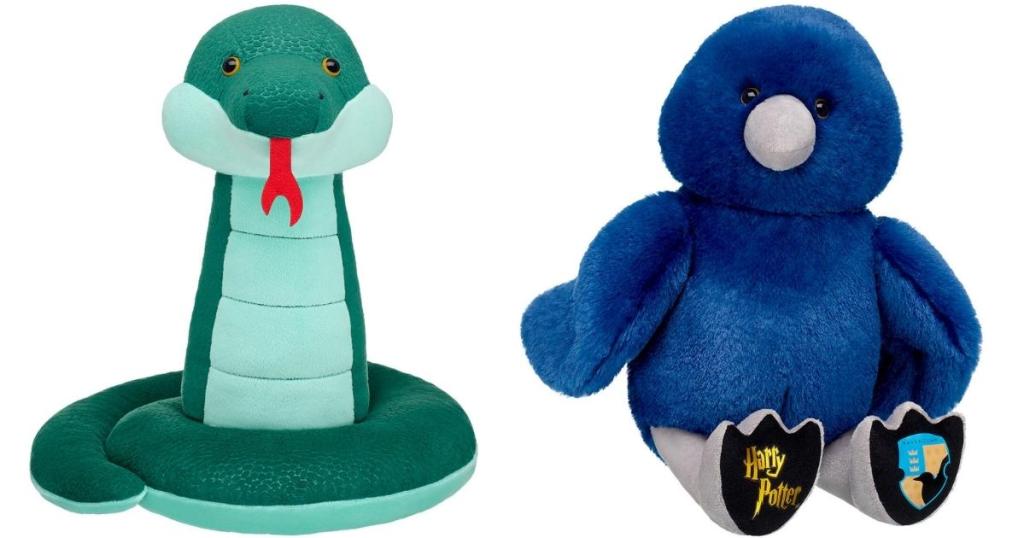 Harry Potter Hogwarts House Mascots, Slytherin Snake and Ravenclaw Raven