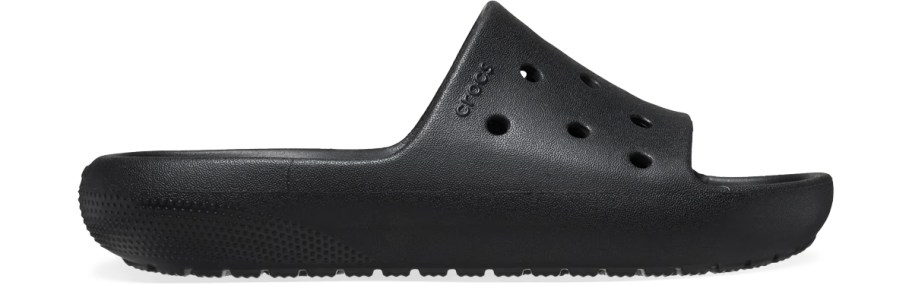 black crocs slide