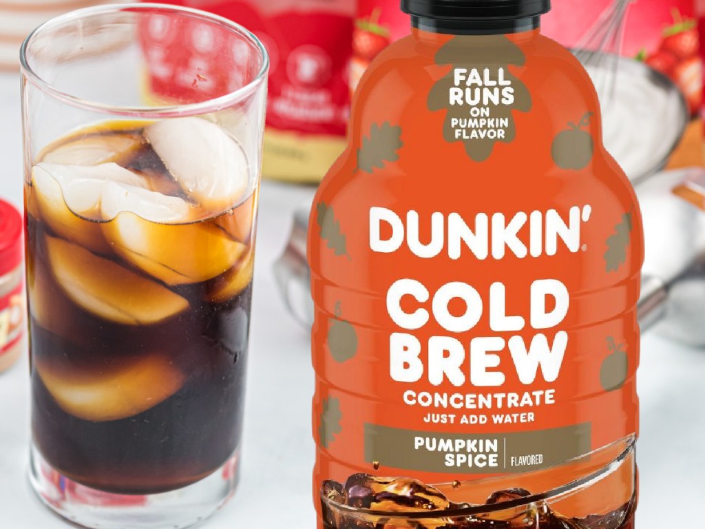 Dunkin Pumpkin Spice Cold Brew