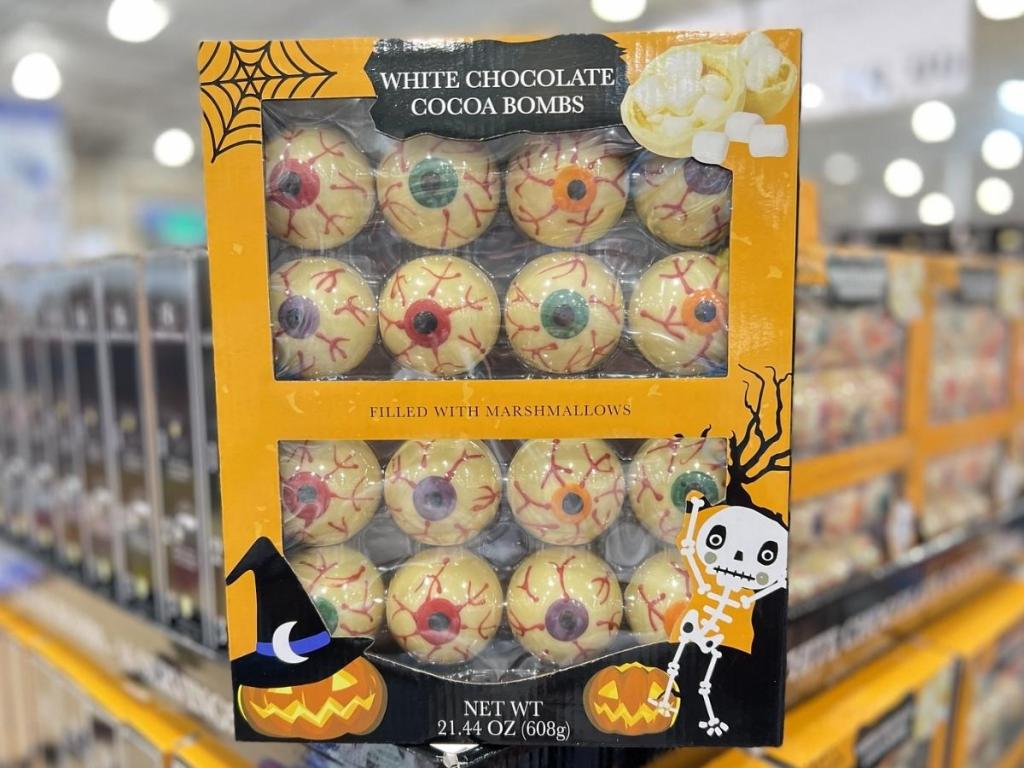 White Chocolate Halloween Cocoa Bombs 16-Pack