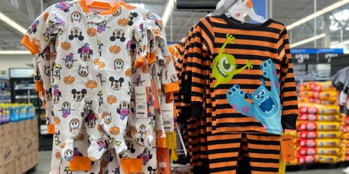 Walmart Kids Halloween Pajamas from $8.98 | Mickey, Stitch, Snoopy, Jack Skellington & More!