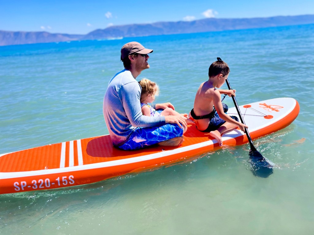 Jiubenju Inflatable Stand-Up Paddle Board w/ Kayak Seat