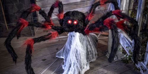 Giant Motion Activated Jumping Spider Only $55.98 Shipped on SpiritHalloween.com (Reg. $100)