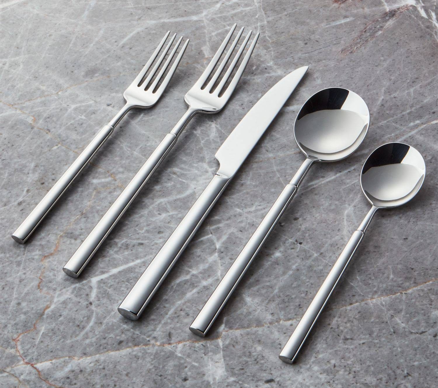Miles Silverware Set From Crate and Barrel - Best Flatware Sets