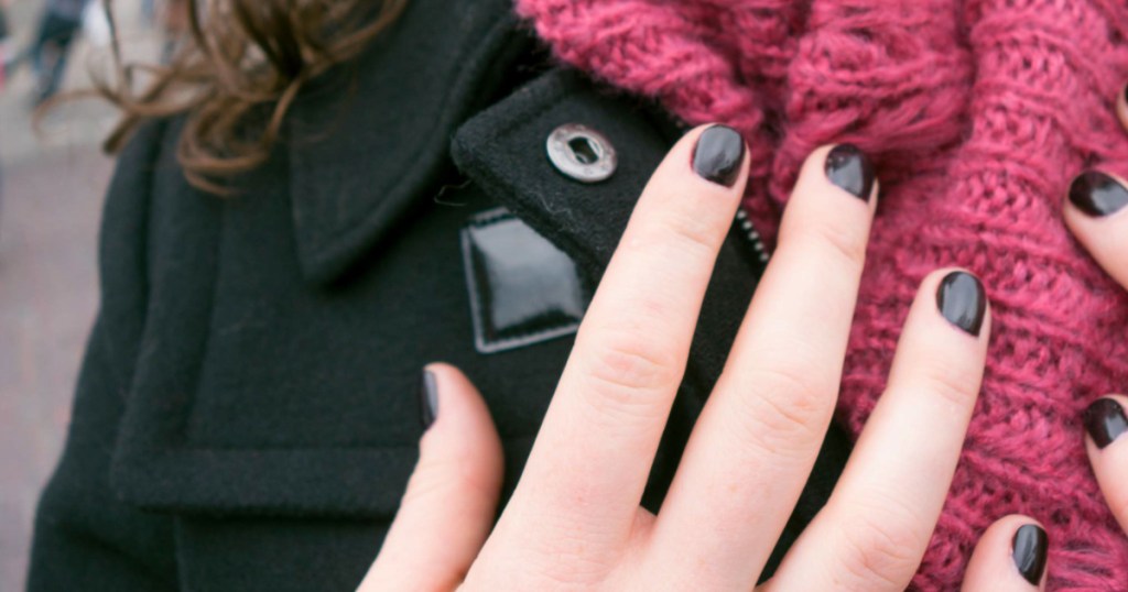 Woman's hand with Nail Polish