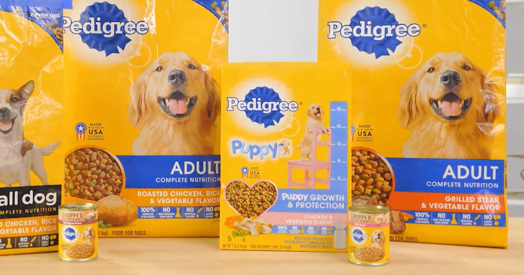 bags of pedigree dog food