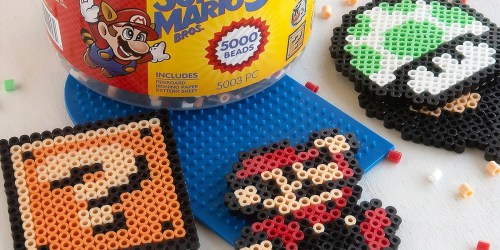 Super Mario Perler Beads Activity Bucket Only $9.95 on Amazon (Regularly $17)